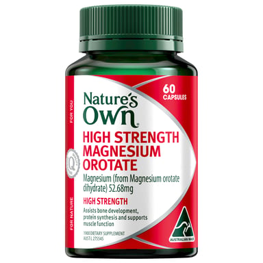 Nature's Own High Strength Magnesium Orotate 60 capsules