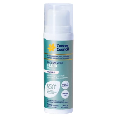 Cancer Council Fluid Matte Invisible SPF50+ - 50ml