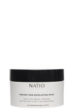 Natio Treatments Radiant Skin Exfoliating Wipes 30 pack