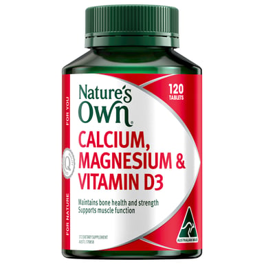 Nature's Own Calcium Magnesium & Vitamin D3 - 120 tablets