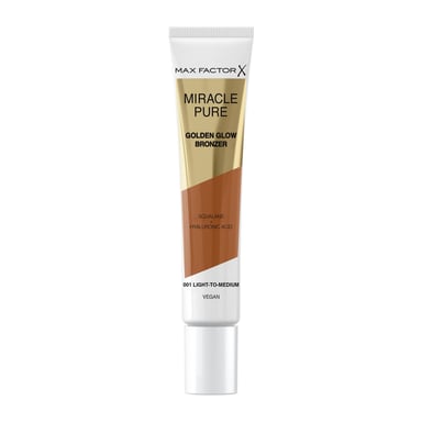 Max Factor Miracle Pure Golden Glow Bronzer 001 Light To Medium 15ml