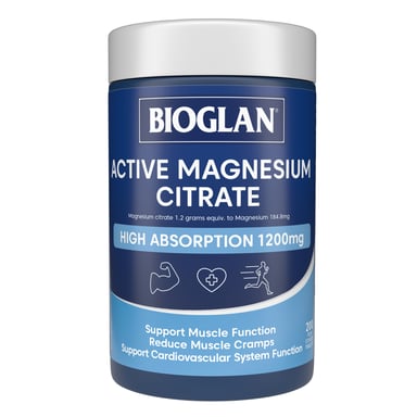 Bioglan Active Magnesium Citrate 200 tablets