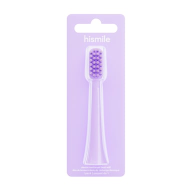 Hismile Electric Toothbrush Head Refills - Purple 1 pack