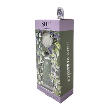 She Aromatherapy Pure Organics Hand Care Set Lavender & Rose Geranium 3 piece