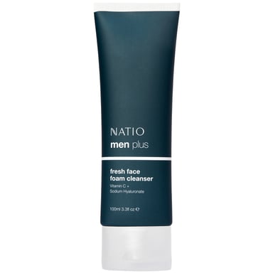 Natio Men Plus Fresh Face Foam Cleanser 100ml