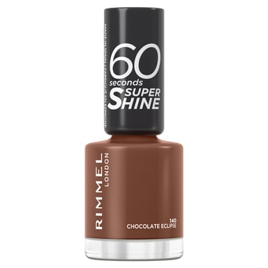 Rimmel 60 Seconds Super Shine Nail Polish 140 Chocolate Eclipse 1 each