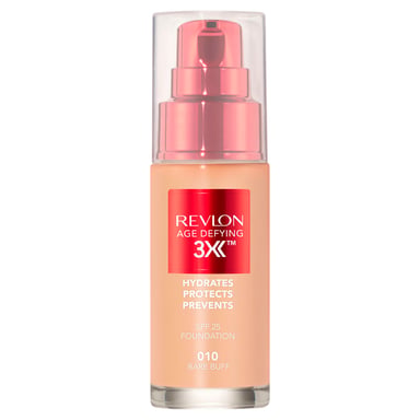 Revlon Age Defying Triple Lift Foundation Bare Buff 010 - 30ml