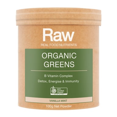Amazonia Raw Real Food Nutrients Organic Greens 100g