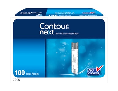 Contour Next Blood Glucose Test Strips 100 pack