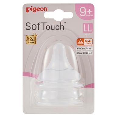 Pigeon Softouch 3 Nipple Blister LL 2 pack