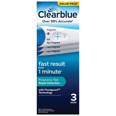 Clearblue Pregnancy Test Visual 3 pack