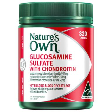 Nature's Own Glucosamine Sulfate with Chondroitin 320 tablets