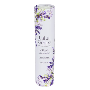 Lulu Grace Classic Lavender Body Powder 200g