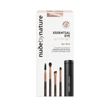 Nude By Nature Essential Eye Brush Set 5 piece