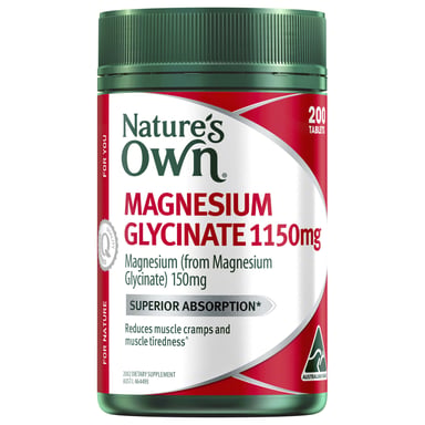 Nature's Own Magnesium Glycinate 1150mg - 200 tablets