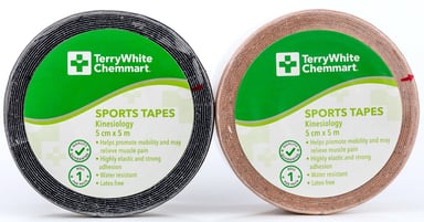 TerryWhite Chemmart Kinesiology Tape 5cm X 5M - 1 pack