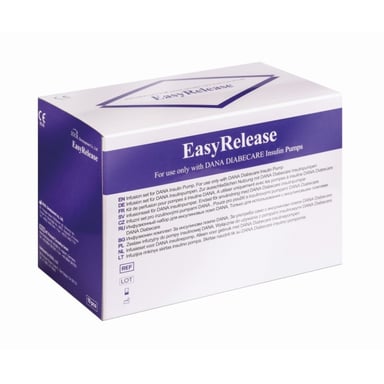 DANA Easy Release Infusion Set (7mm/60cm) x 10