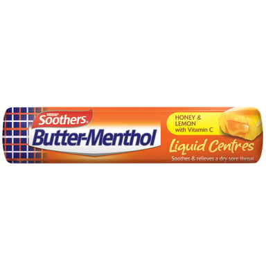 Butter Menthol Liquid Centre 10 lozenges