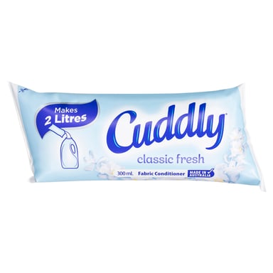 Cuddly Fabric Soft Conc Classic Fresh Sachet 300ml