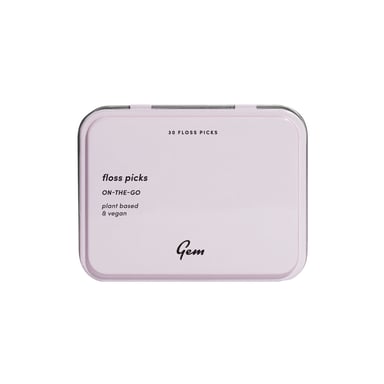 Gem Floss Tin Picks 30 pack