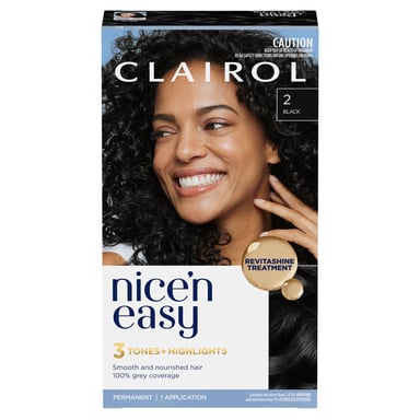 Clairol Nice'n Easy 2 Natural Black 1 pack
