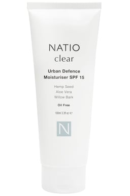 Natio Clear Urban Defence Moisturiser Spf15 100ml