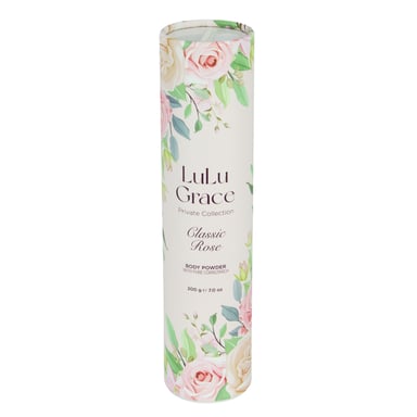 Lulu Grace Classic Rose Body Powder 200g