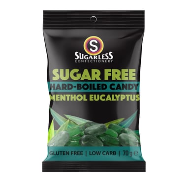 Sugarless Aura Menthol Eucalyptus 70g