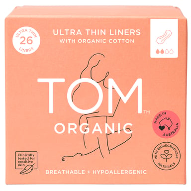 Tom Organic Liners Ultra Thin 26 pack