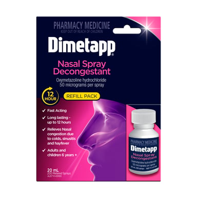 Dimetapp Nasal Spray Refill 20ml