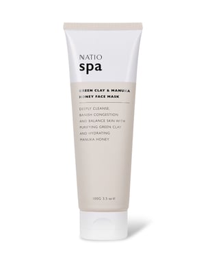 Natio Green Clay & Manuka Honey Face Mask 100g