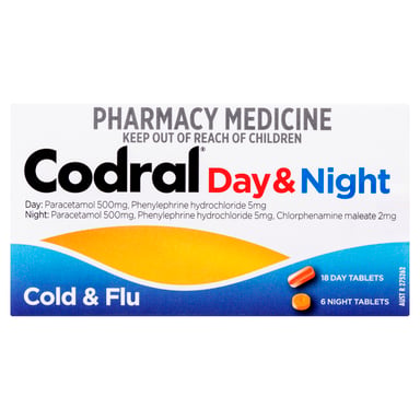 Codral PE Cold & Flu Day & Night 24 tablets