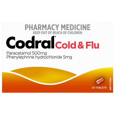 Codral PE Cold & Flu 24 tablets