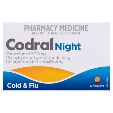Codral PE Night 24 tablets