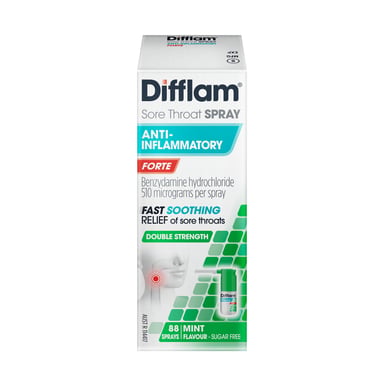 Difflam Forte Throat Spray 88 Sprays 15ml
