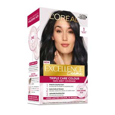 L'Oreal Paris Excellence Creme 1 Black 1 each