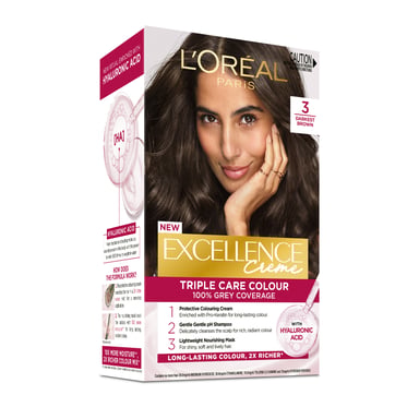 L'Oreal Paris Excellence Creme 3 Darkest Brown 1 each