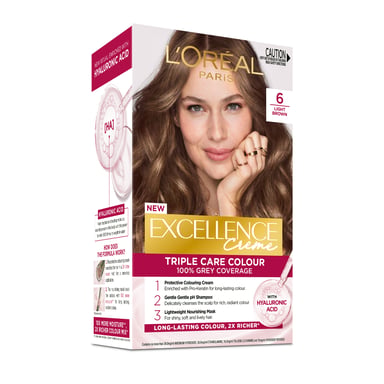 L'Oreal Paris Excellence Creme 6 Light Brown 1 each