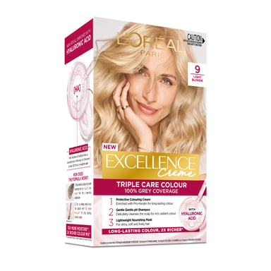 L'Oreal Paris Excellence Creme 9 Light Blonde 1 each