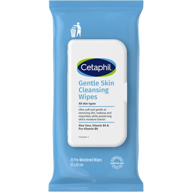 Cetaphil Gentle Cleansing Cloths 25 wipes