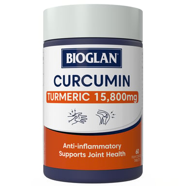 Bioglan Curcumin Turmeric 15,800mg - 60 tablets