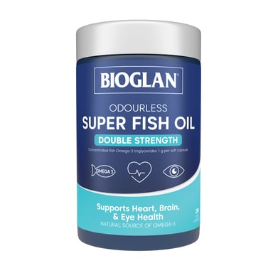 Bioglan Odourless Super Fish Oil - 200 soft capsules