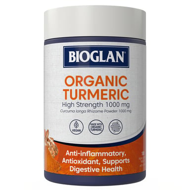 Bioglan Organic Turmeric High Strength 1000mg - 100 tablets