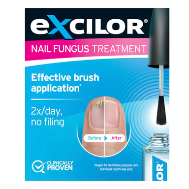 Excilor Nail Fungus Treatment Solution 3.3ml