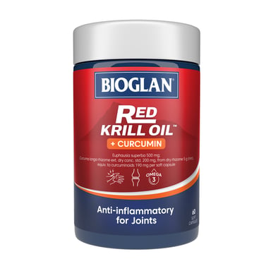 Bioglan Red Krill Oil Plus Curcumin 60 capsules