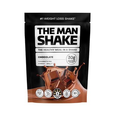 The Man Shake Meal Replacement Chocolate 840g