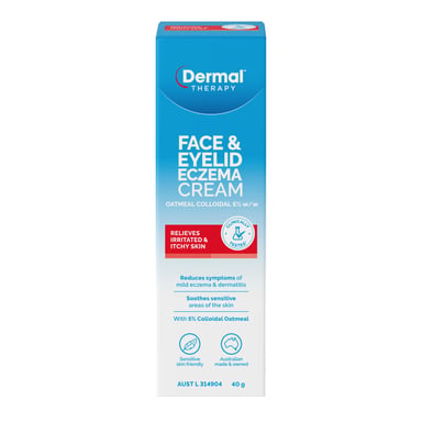 Dermal Therapy Face & Eyelid Eczema Cream 40g