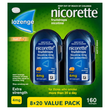 Nicorette Cooldrops Fresh Fruit 4mg - 160 lozenges