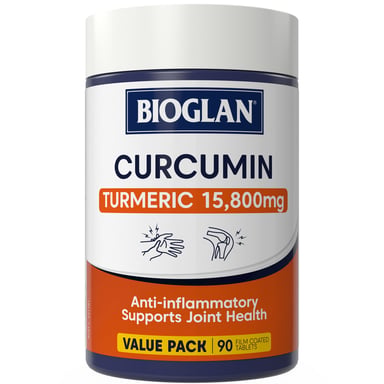 Bioglan Curcumin Turmeric 15,800mg - 90 tablets