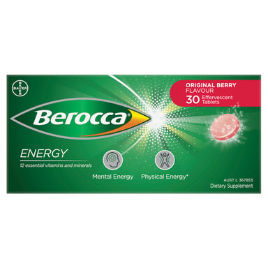 Berocca Energy Original Berry 30 tablets